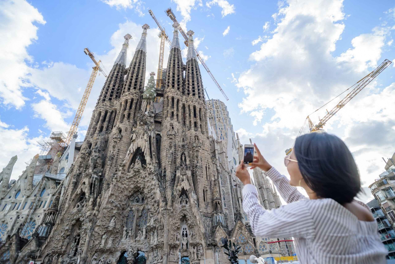 Barcelona: Sagrada Familia -vierailun kanssa.
