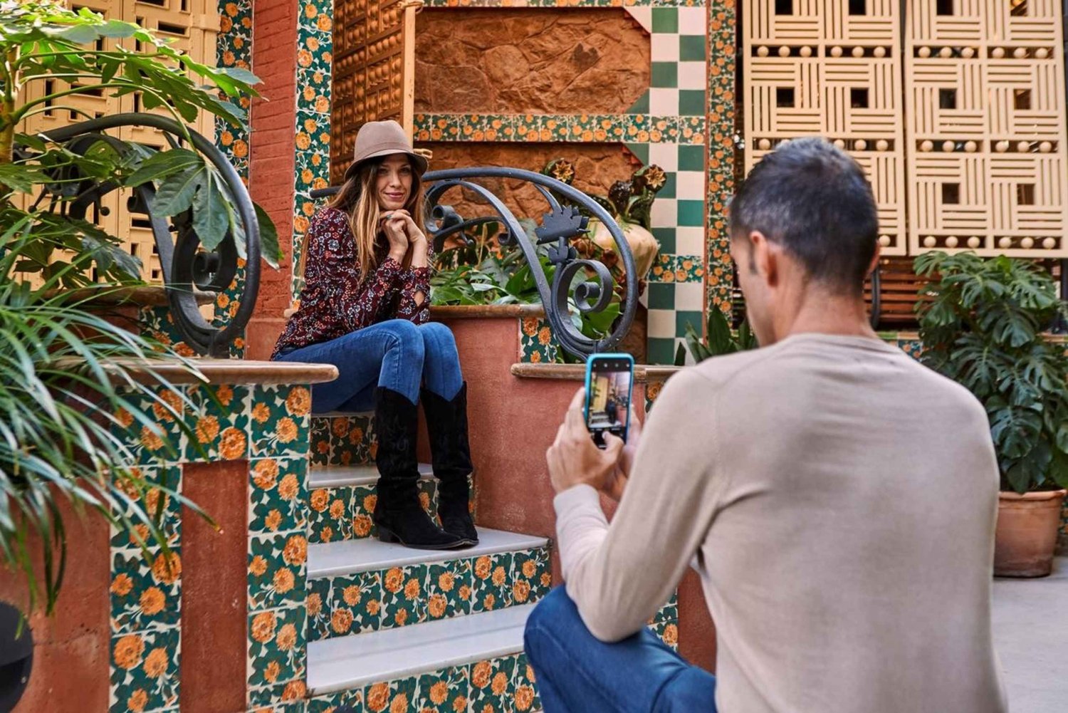 Barcelona: Gaudi's Casa Vicens God morgon Besök