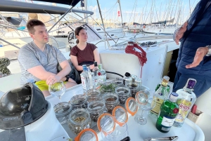 Barcelona: Warsztaty z ginu z tonikiem i rejs o zachodzie słońca