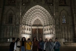 Barcelona: Guidet vandretur i det gotiske kvarter om natten