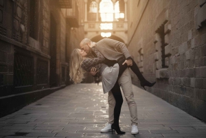 Barcelona: Filmische fotoshoot en gids van de Gotische wijk