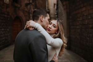 Barcelona: Filmische fotoshoot en gids van de Gotische wijk