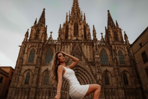Barcellona: Servizio fotografico e guida al quartiere gotico
