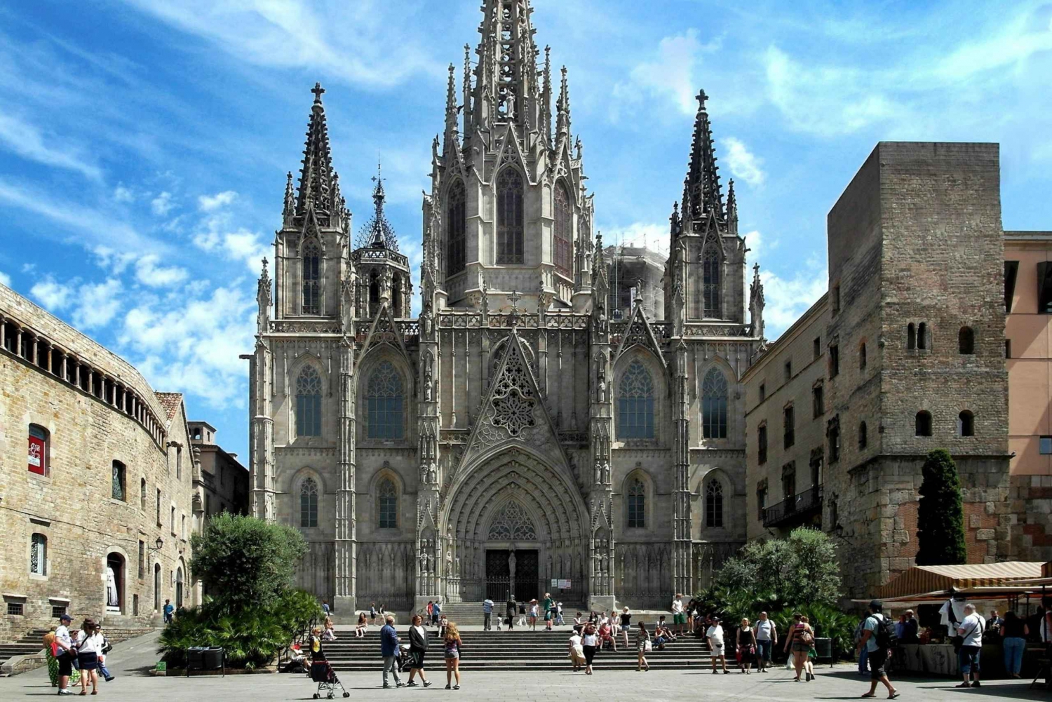Barcelone : Visite à pied du quartier gothique avec Pintxos en option