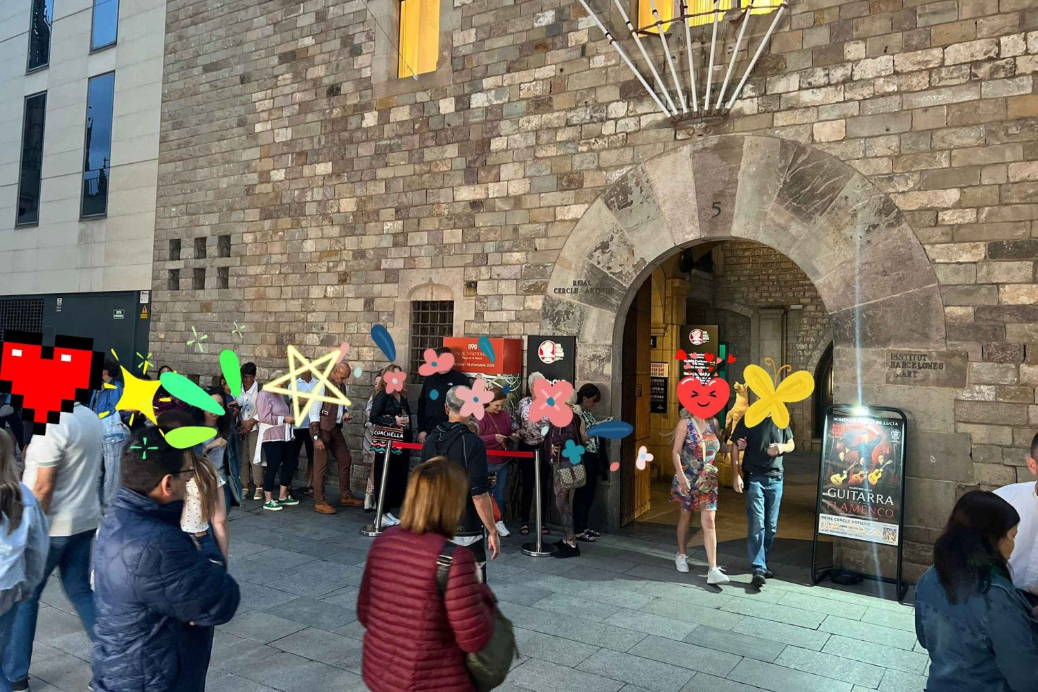 Barcelona: Guitartrio og flamencodans på Pignatelli-slottet