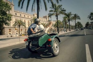 Barcellona: tour di mezza giornata in motocicletta Sidecar