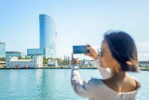 Barcelona: Helicopter, Boat Ride, and Old Town Walking Tour