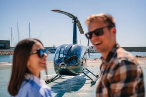 Barcelona: Helicopter, Boat Ride, and Old Town Walking Tour