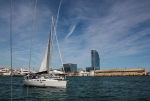 Barcelona: Helikopterflygning med Yacht Cruise som tillval