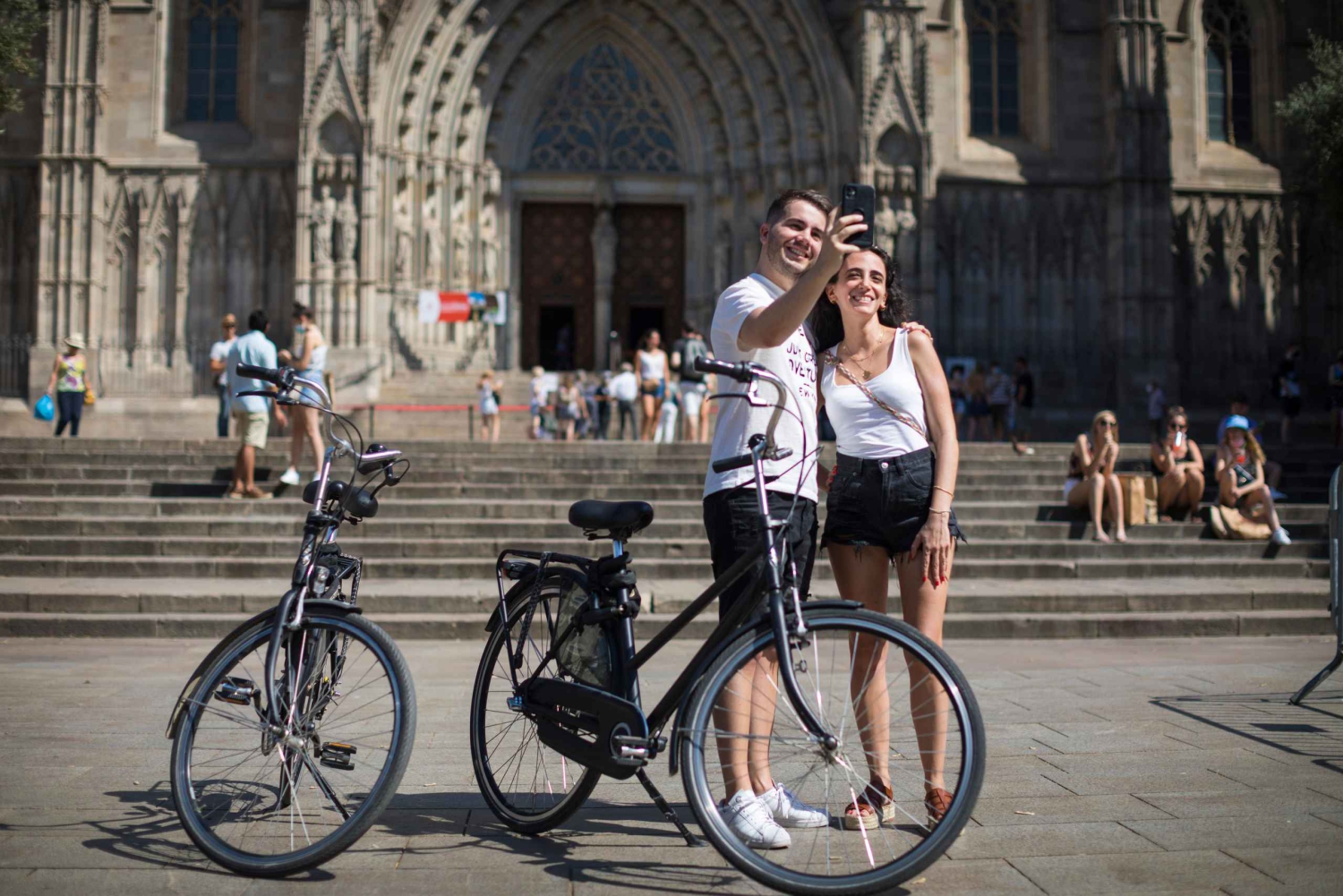 Sykkeltur til Barcelonas høydepunkter: Sykle langs stranden!