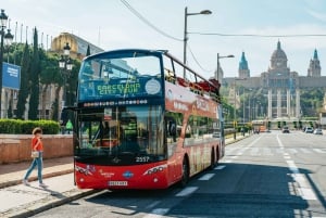 Tour de ônibus hop-on hop-off de Barcelona e tour imersivo do FC Barcelona