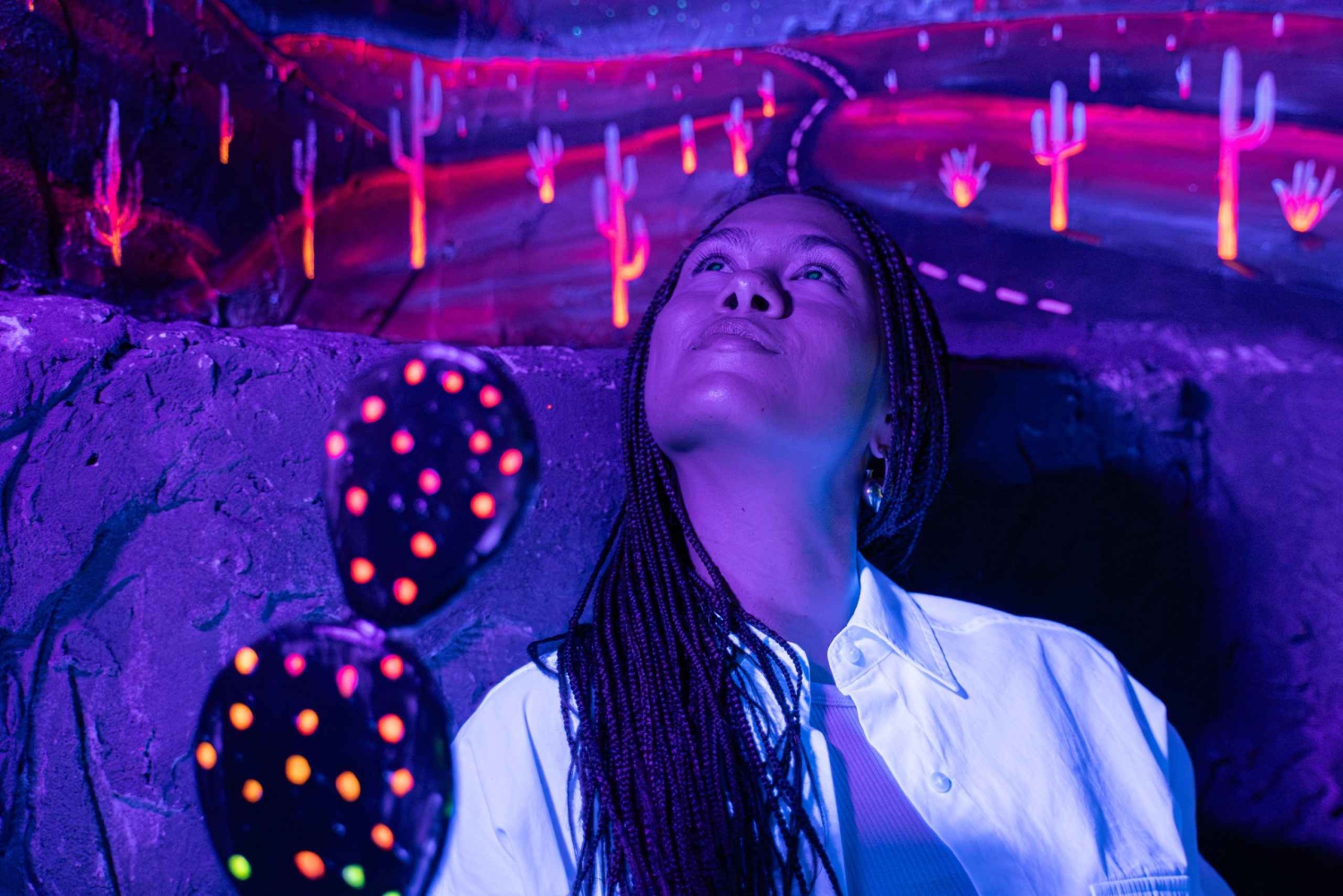 Barcelona: Interaktiv kunstinstallasjon av IKONO