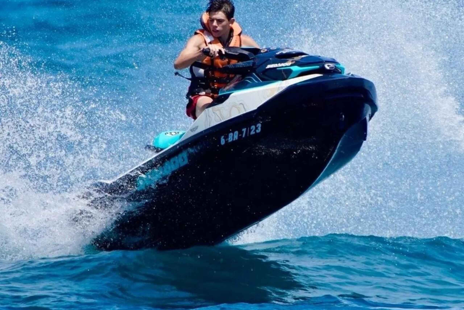 Barcelona: Passeio de jet ski para 1 ou 2 pessoas, com instrutor incluído