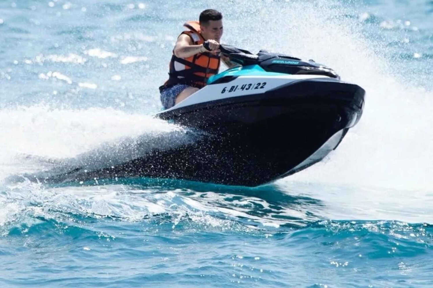 Barcelona: Passeio de jet ski para 1 ou 2 pessoas, com instrutor incluído