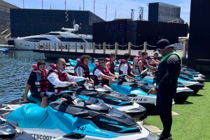 Barcelona: Jetski uden kørekort Hotel W - Foto inkluderet