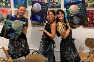 Barcelona: Aprende a pintar, degusta vinos, disfruta de aperitivos y música.