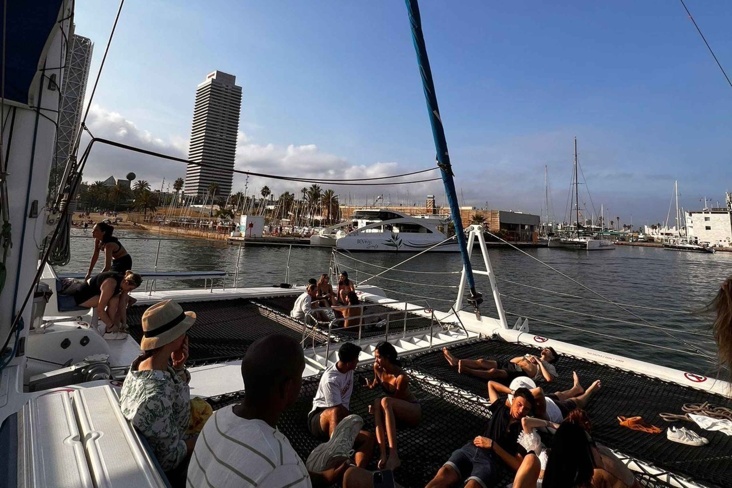 Barcelona Luxury Catamaran Sunset Cruise & Party Entry