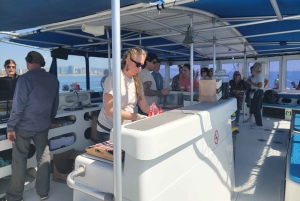 Barcellona: Crociera di lusso al tramonto in catamarano