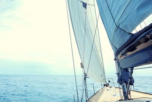 Barcelone : Excursion en voilier privé sur un yacht de luxe