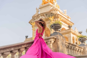 ✅ バルセロナ：魔法のピンクフライングドレス撮影会