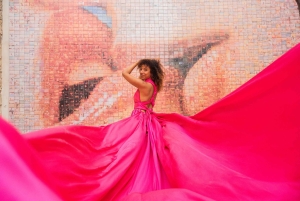 ✅ バルセロナ：魔法のピンクフライングドレス撮影会