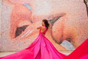 ✅ バルセロナ：魔法のピンクフライングドレス撮影会