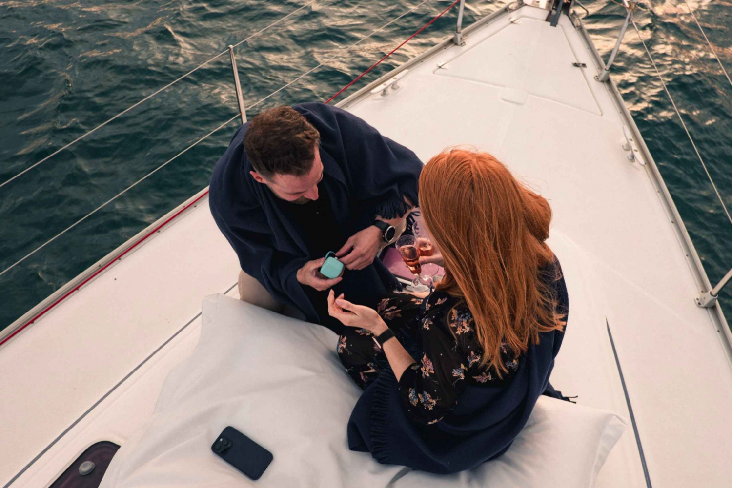 Barcelona: Oświadczyny na łodzi