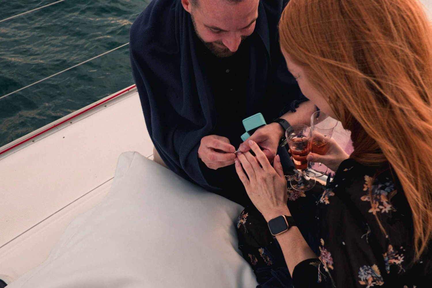 Barcelona: Oświadczyny na łodzi