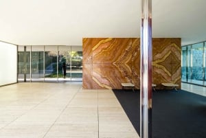 バルセロナ：ミース ファン デル ローエ パビリオン チケットと音声ガイド