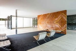 バルセロナ：ミース ファン デル ローエ パビリオン チケットと音声ガイド