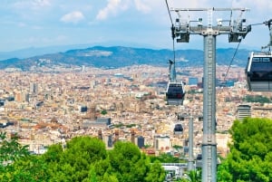 Barcelona: Ingresso para o teleférico de Montjuïc com guia de áudio