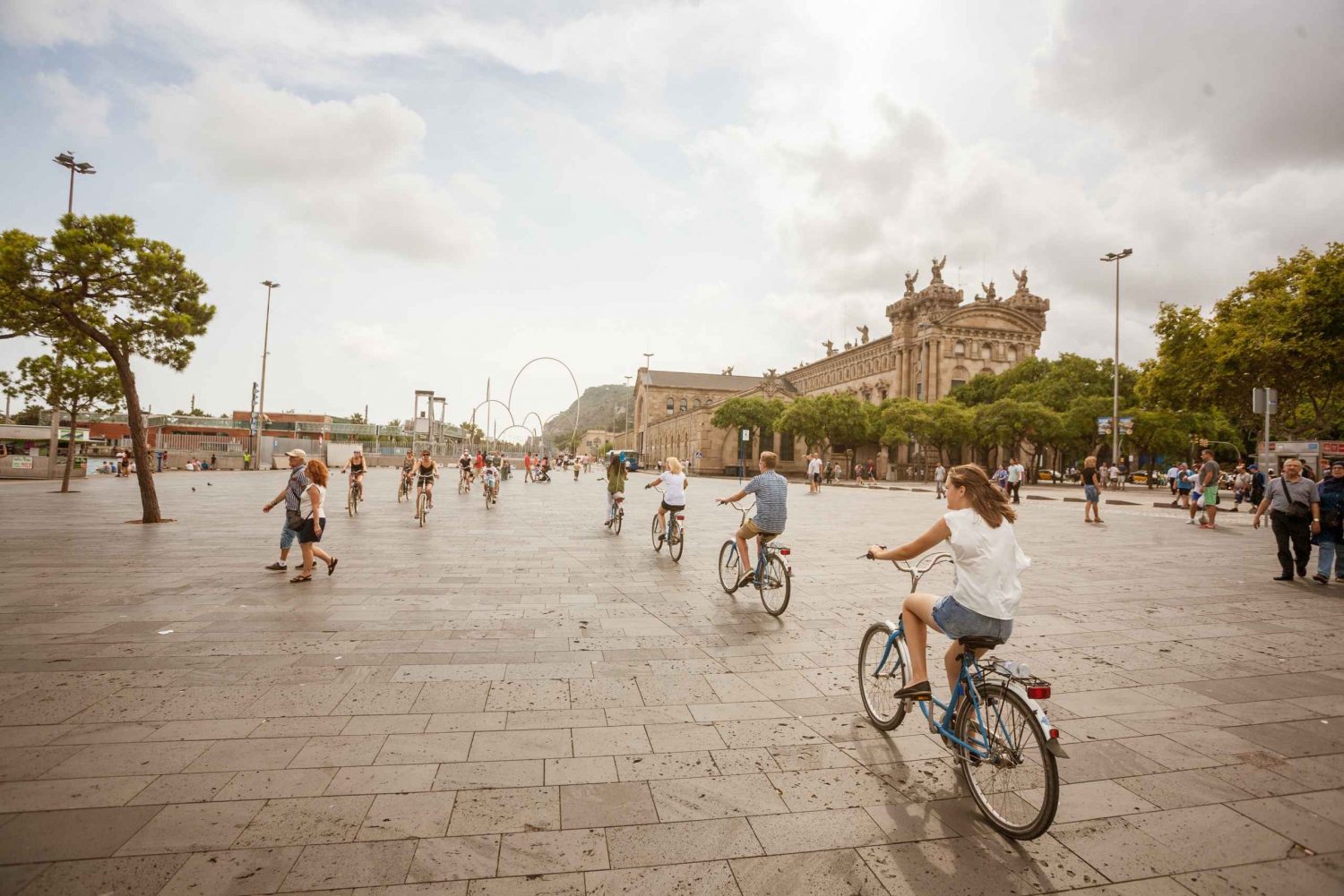 Barcelona Montjuic Three-Hour Bike Tour