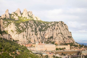 Barcelone : Montserrat, visite d'un vignoble et déjeuner avec dégustation de vin