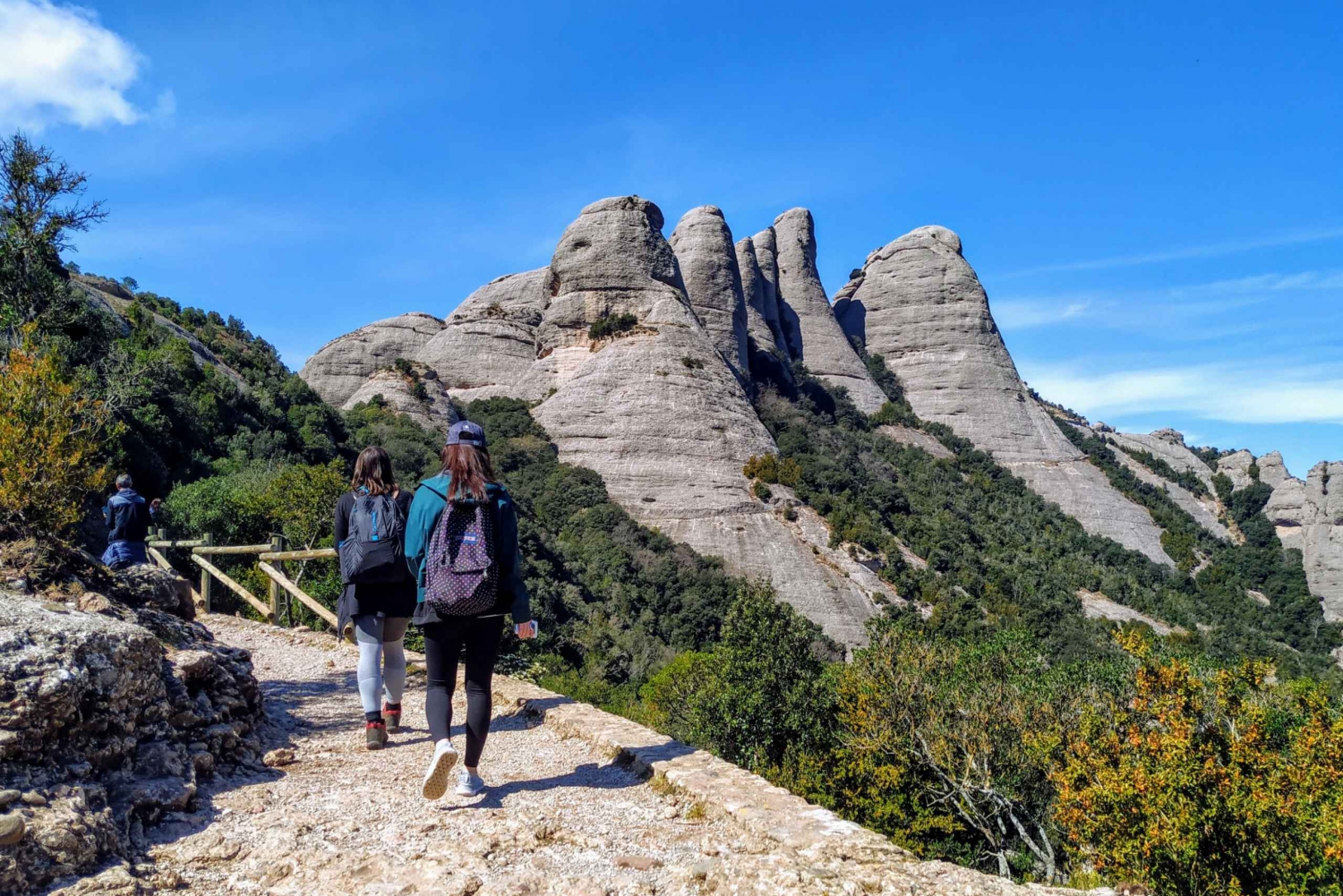 Barcelona: Montserrtat Hike and Winery Tour with Tasting