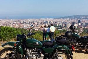 Barcelona: Motorcycle Sidecar Full-Day Tour with Stops