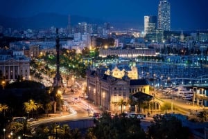 Barcelona: Night Bus Tour with Live Guide