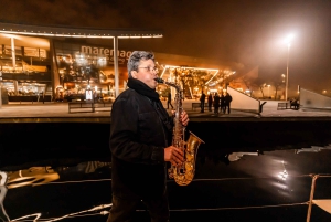 Barcelona: Nattkryssning med live saxofon och drink