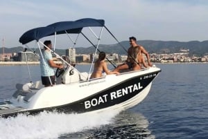 Barcelona: No license needed Boat Rental