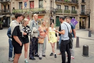 Barcelone : visite guidée des trésors cachés de la vieille ville, des tapas et des boissons