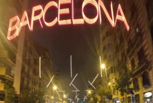Barcelona på min nattlige scootertur