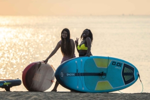 Barcelone : location de paddle surf à la plage de la Barceloneta (75 min)