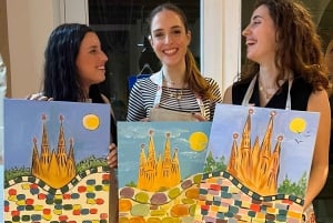 Barcelona: A creative experience, with wine!Music,Paint&Wine