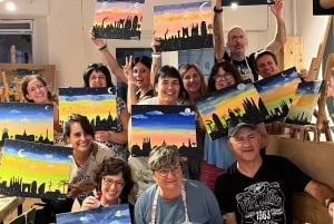 Barcelona: A creative experience, with wine!Music,Paint&Wine