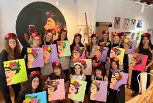 Barcelona: A creative experience, with wine!Music,Paint&Wine