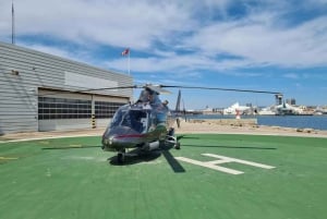 Barcelona: Helikopterflygning med panoramautsikt