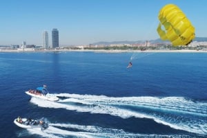Barcelona: Laskuvarjohyppy 360º panoraamanäkymät taivaanrannasta.