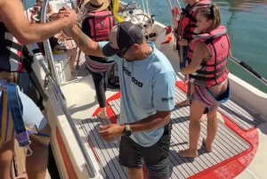 Barcelona: Parasailen met 360º panoramisch uitzicht op de skyline