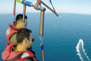 Barcelona: Parasailen met 360º panoramisch uitzicht op de skyline