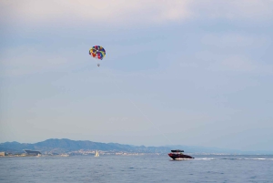 Barcelona: Parasailen met 360º panoramisch uitzicht op de skyline