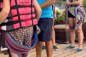 Barcelona: Parasailen met 360º panoramisch uitzicht op de skyline